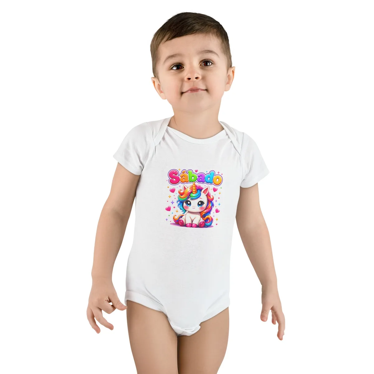 Mameluco para bebé "Sábado Unicornio"